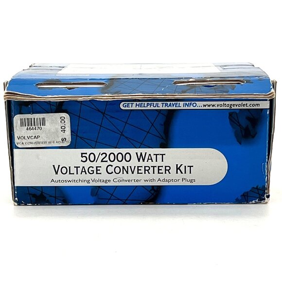 Voltage Converter Kit With Adaptor Plugs Model VCAP 50/2000 Watt Autoswitching - Picture 8 of 14